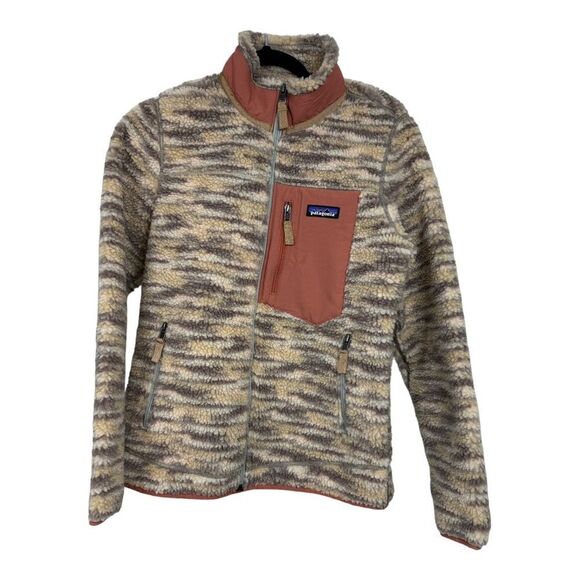 Patagonia Women's Classic Retro X Jacket space dye oatmeal size Small - Picture 1 of 8